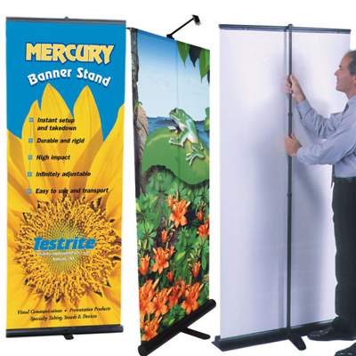 Outdoor Retractable Banner Stands & Displays